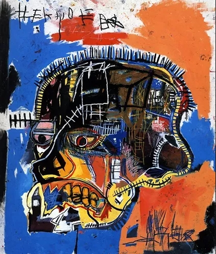'scull', jean-michel basquiat, 1981.